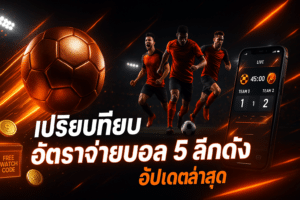 เปรียบเทียบ อัตราจ่ายบอล