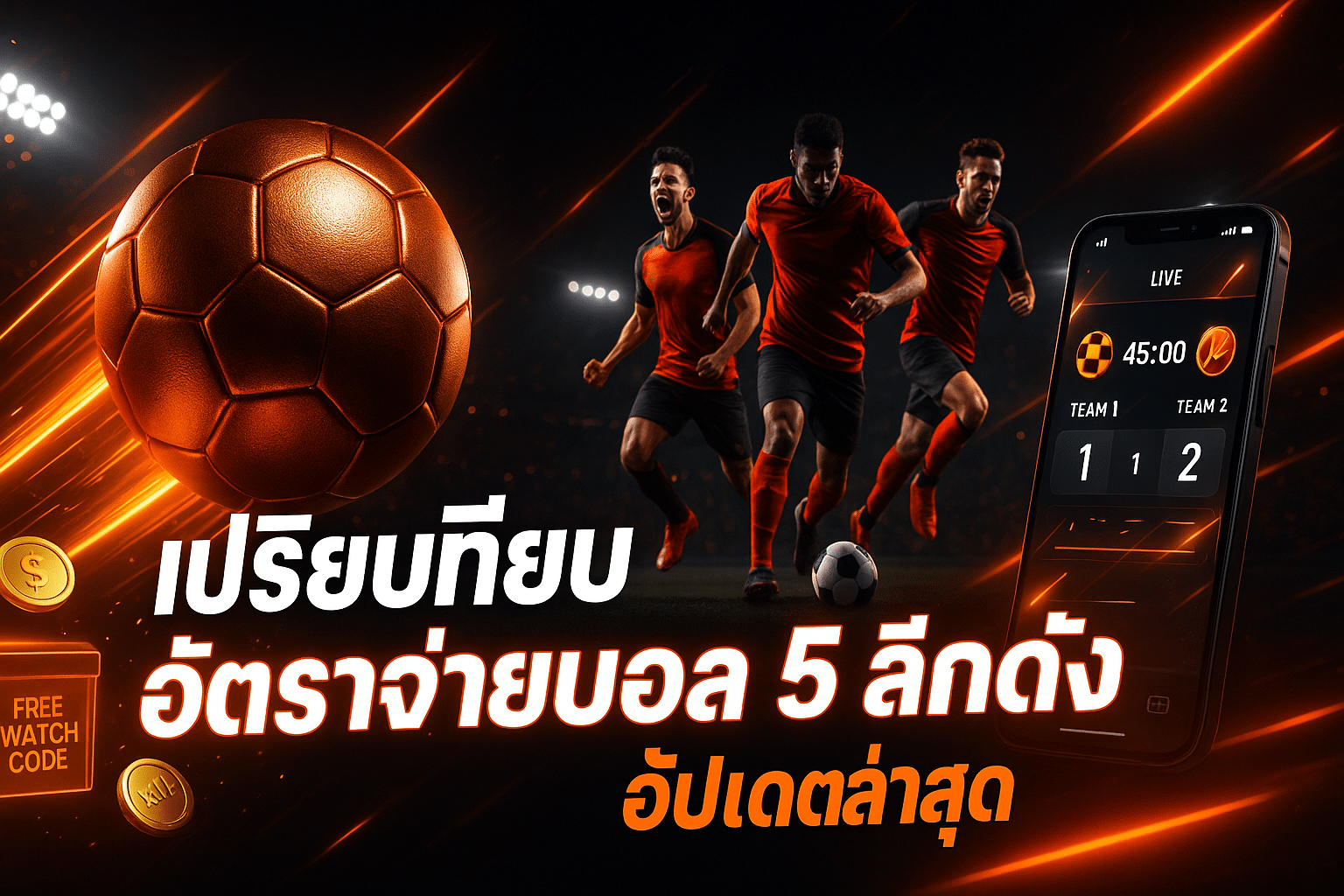 เปรียบเทียบ อัตราจ่ายบอล
