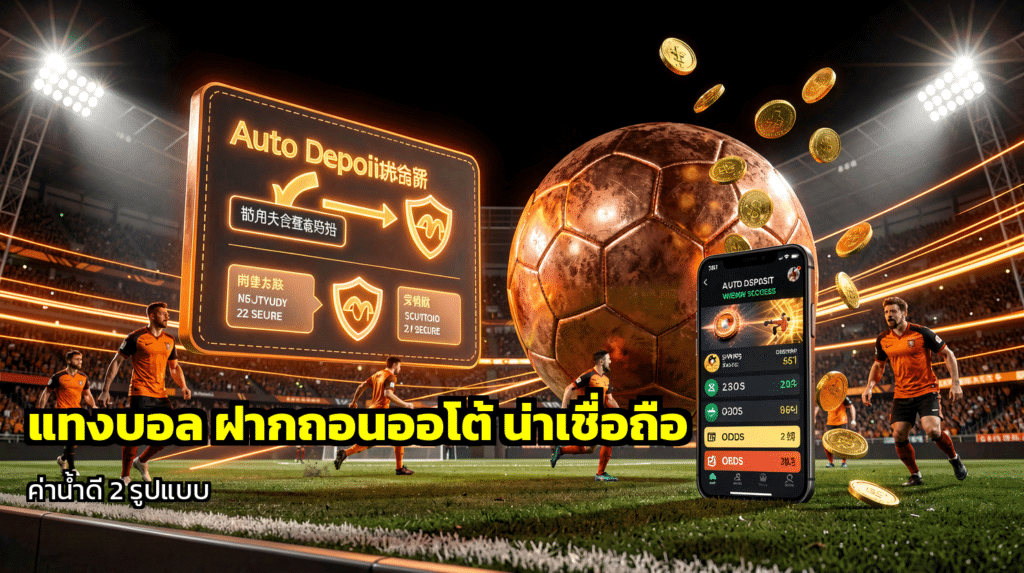 แทงบอล ฝากถอนออโต้